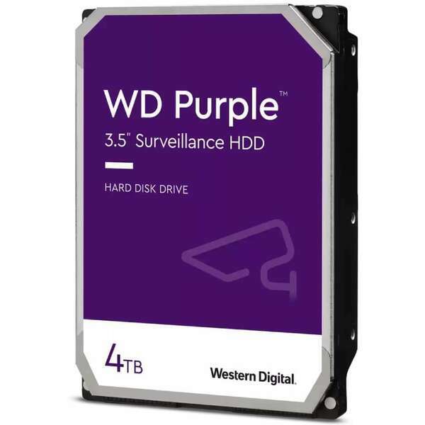 WD 4TB 3.5 inča SATA III 256MB IntelliPower WD43PURZ Purple hard disk