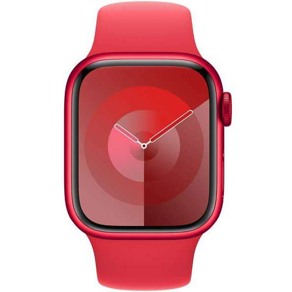 APPLE Watch S9 GPS 41mm RED Alu Case with RED Sport Band - S/M mrxg3se/a