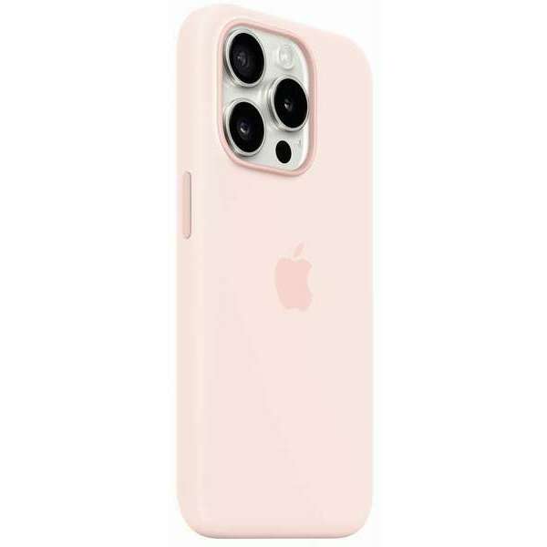 APPLE iPhone 15 Pro Silicone Case with MagSafe - Light Pink mt1f3zm/a