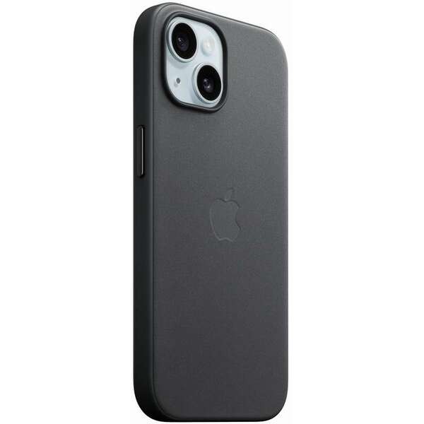 APPLE iPhone 15 FineWoven Case with MagSafe - Black mt393zm/a