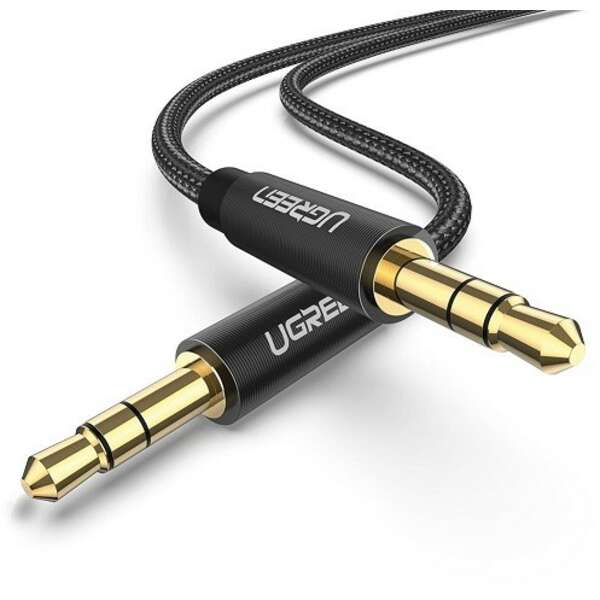 UGREEN AV112 AUX kabl 3.5mm 1m gold crni