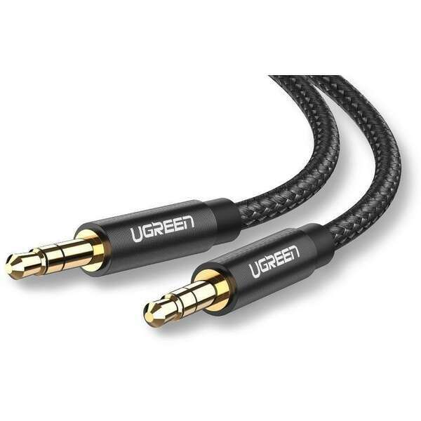 UGREEN AV112 AUX kabl 3.5mm 1m gold crni