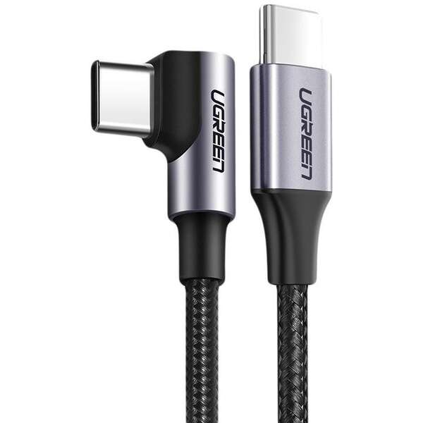 UGREEN US255 Usb Tip C - Usb Tip C ugaoni 90° 2.0 3A 