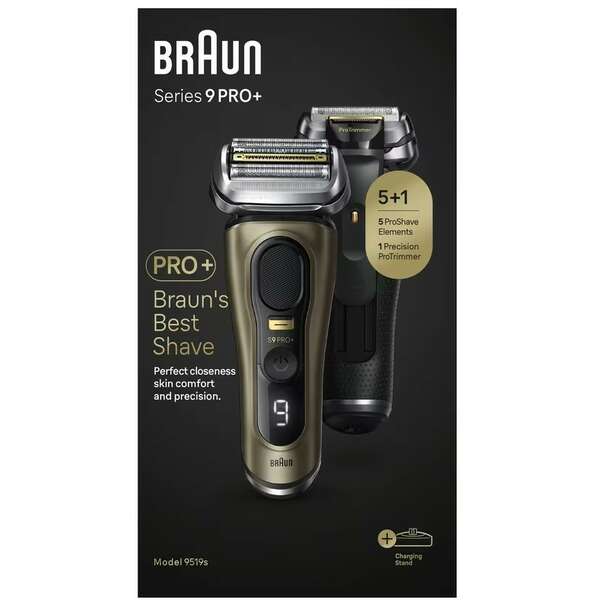 BRAUN SHAVER 9519s GOLD BOX 