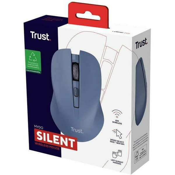 TRUST Mydo Silent Wireless Mouse Blue