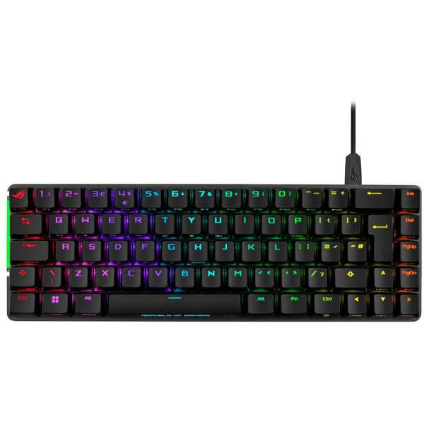 ASUS ROG FALCHION ACE BLACK, ROG NX RED, UK loc, PBT, Wired