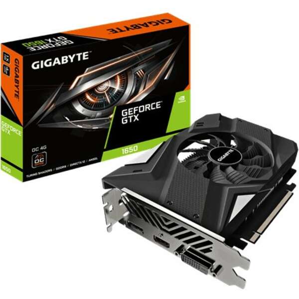 GIGABYTE nVidia GeForce GTX 1650 D6 OC 4GB 128bit GV-N1656OC-4GD rev 2.0