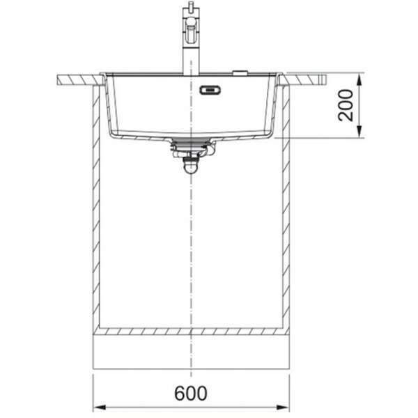 FRANKE MRG 610-52 TL A - crna