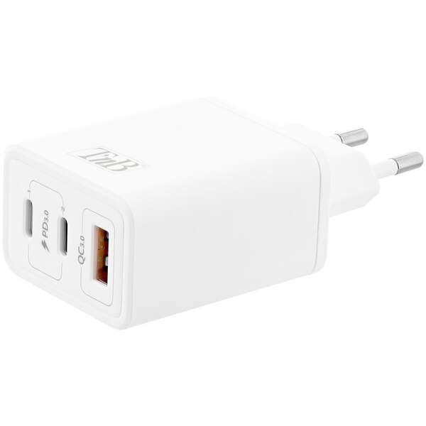 TNB CHGAN65W ZIDNI PUNJAC 65W, USB-C X 2 + USB-A QC 3.0