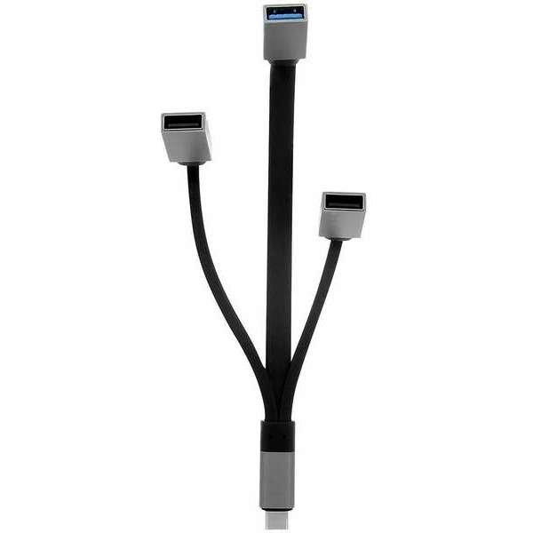 TNB TCM3USBF RAZDELNIK USB-C NA USB-A X3, DIZAJN ALU