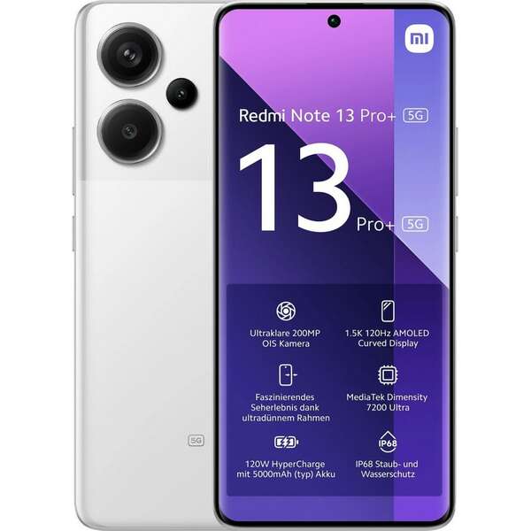 XIAOMI Redmi Note 13 Pro+ 5G 12GB/512GB Moonlight White