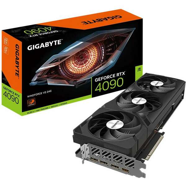 GIGABYTE nVidia GeForce RTX 4090 24GB 384bit GV-N4090WF3V2-24GD