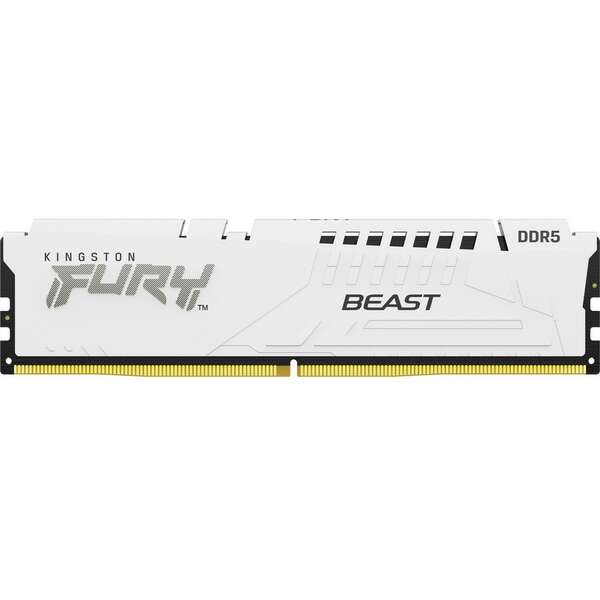 KINGSTON DIMM DDR5 16GB 5200MT/s KF552C36BWE-16 Fury Beast White Expo