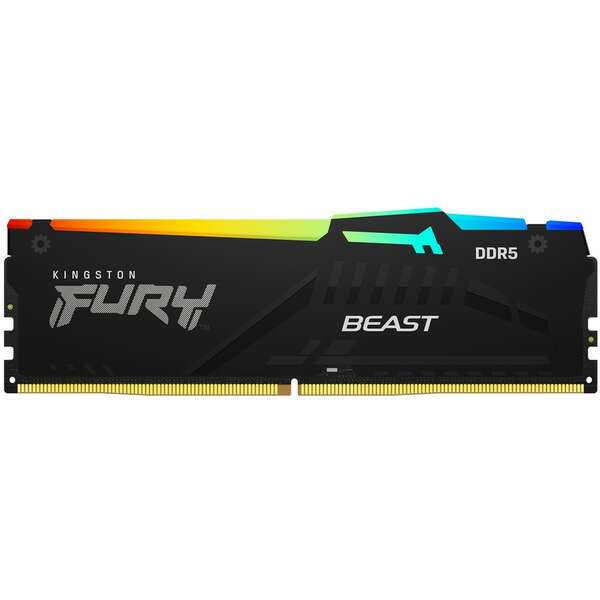 KINGSTON DIMM DDR5 16GB (2x8GB kit) 6000MT/s KF560C36BBEAK2-16 FURY Beast RGB EXPO