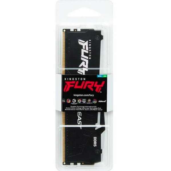 KINGSTON DIMM DDR5 32GB 5600MT/s KF556C40BWA-32 FURY Beast RGB Black