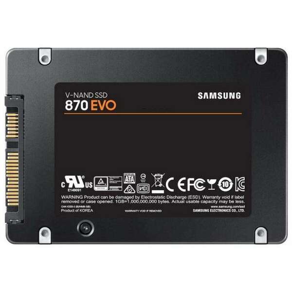 SAMSUNG 2TB 2.5 inca SATA III MZ-77E2T0BW 870 EVO Series SSD