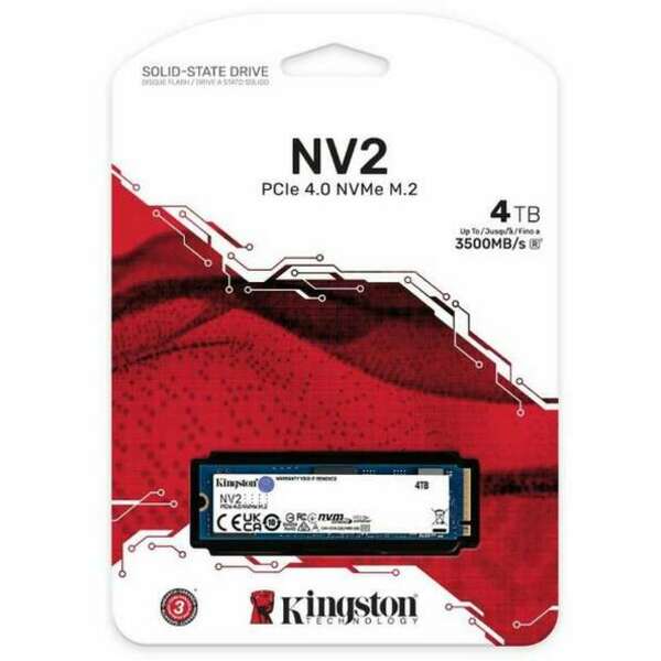 KINGSTON 4TB M.2 NVMe SNV2S/4000G SSD NV2 series