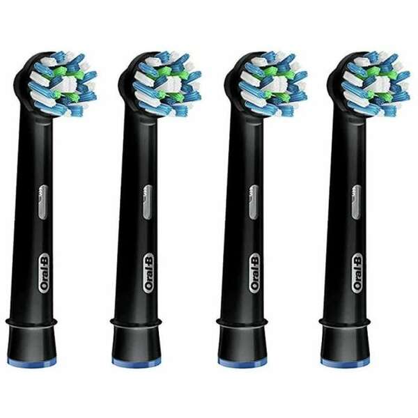 ORAL-B Refill Cross Action 4pcs Black