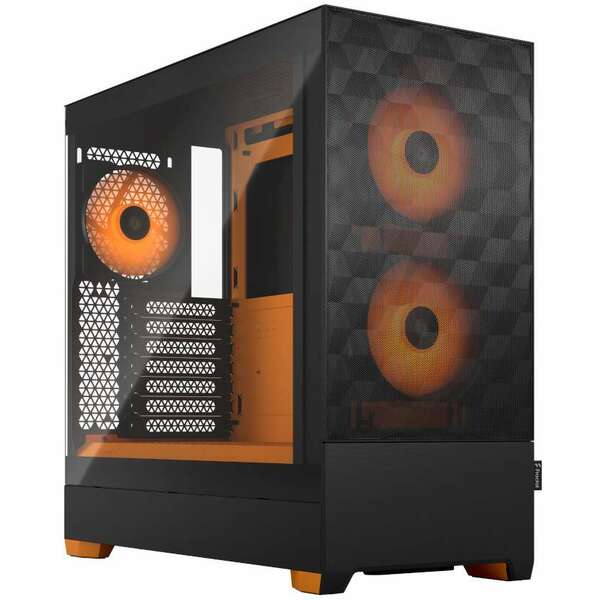 FRACTAL DESIGN Pop Air RGB Orange Core TG Clear Tint FD-C-POR1A-05