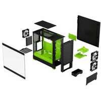 FRACTAL DESIGN Pop Air RGB Green Core TG Clear Tint FD-C-POR1A-04