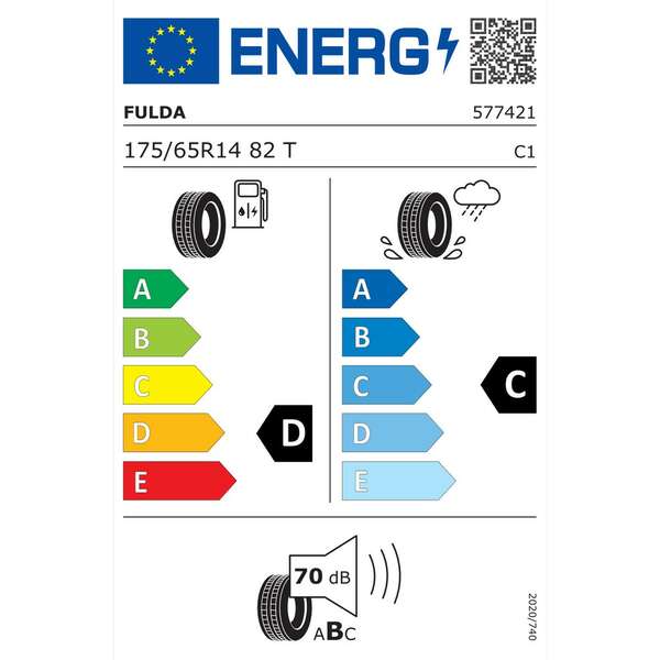 FULDA 175/65R14 82T ECOCONTROL let