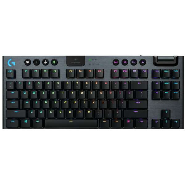 LOGITECH G915 TKL LIGHTSPEED Mechanical CARBON US TACTILE 920-009503