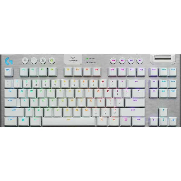 LOGITECH G915 TKL LIGHTSPEED Mechanical WH US TACTILE 920-009664