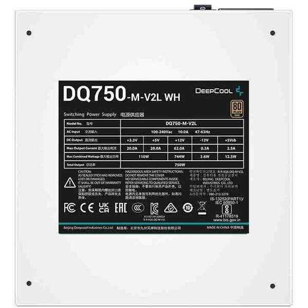 DEEPCOOL DQ750-M-V2L WH