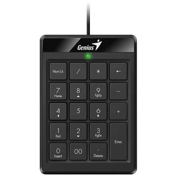 GENIUS NUMPAD 110 Tatatura numerieka, Crna, USB