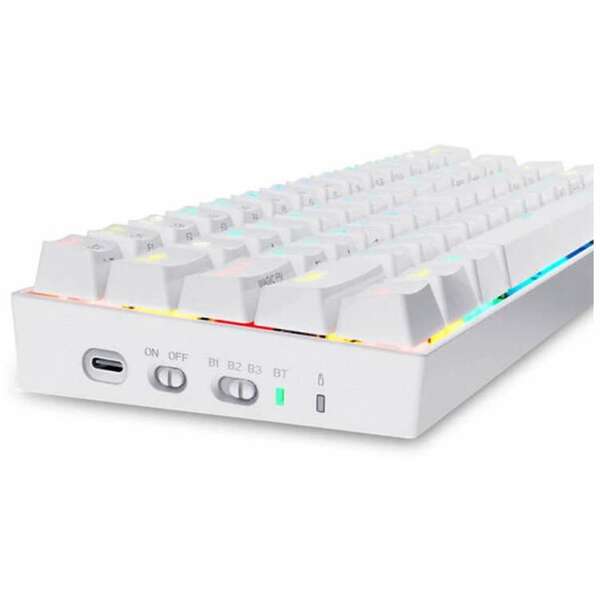 REDRAGON Draconic K539 Pro RGB Mechanical, BT, White