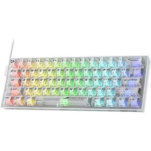 REDRAGON Fizz RGB Gaming Keyboard White