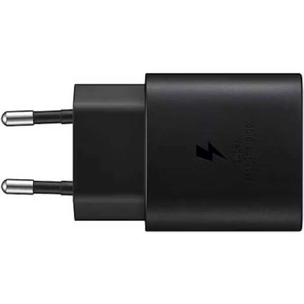 SAMSUNG SUPER UNIVERZALNI KUCNI PUNJAC 25W TIP C CRNI+KABL