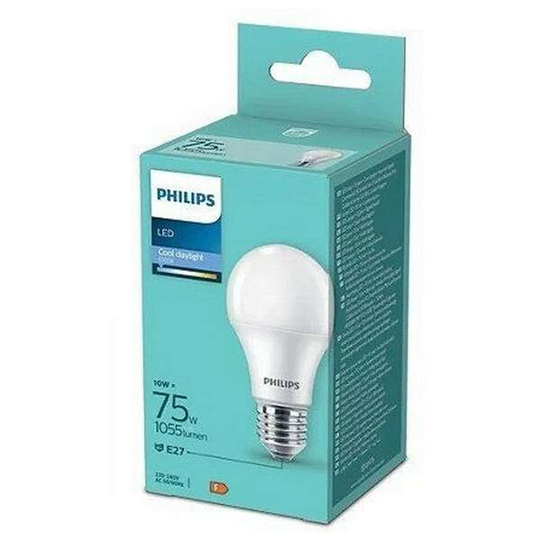 PHILIPS  10.5W(75W) A60 E27 CDL FR ND 1PF/6