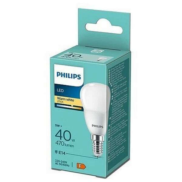 PHILIPS  5W(40W) P45 E14 WW FR ND 1PF/12