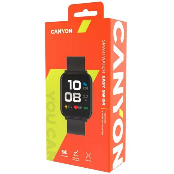 CANYON Smart Watch Easy CNS-SW54BB Black