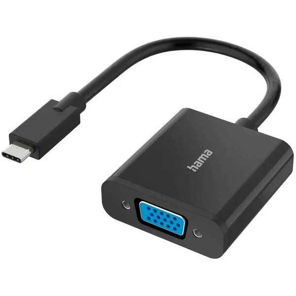 HAMA adapter USB-C muski na VGA zenski, Full HD