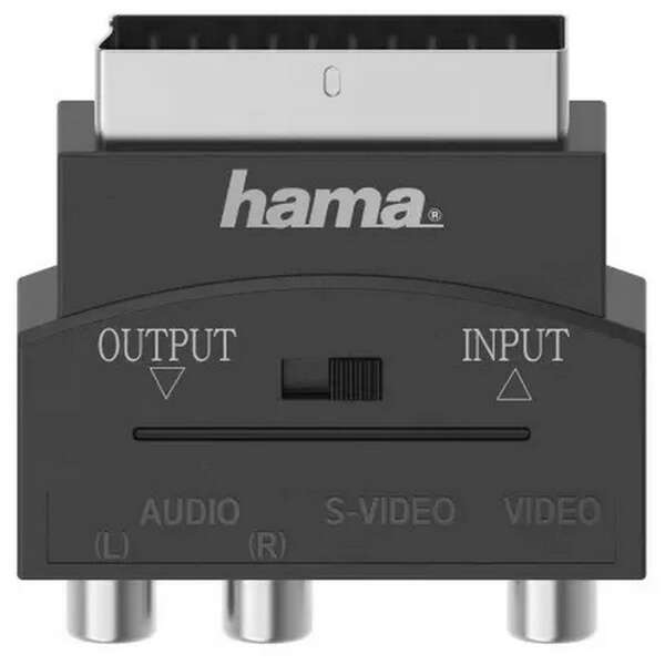 HAMA Adapter SCART (muski) na S-Video i 3x cinc(zenski)