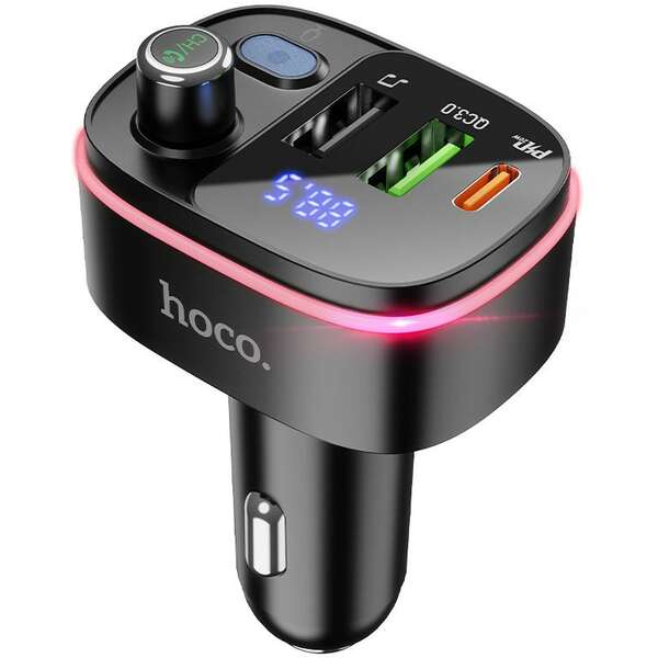 HOCO E62 Fast FM Transmitter, Brzi punjac za auto