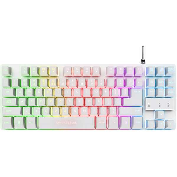 TRUST GXT833W THADO TKL White