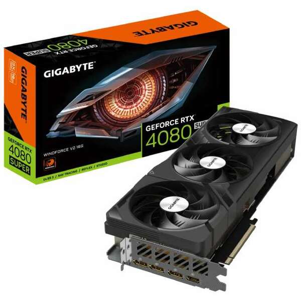 GIGABYTE nVidia GeForce RTX 4080 SUPER 16GB 256bit GV-N408SWF3V2-16GD