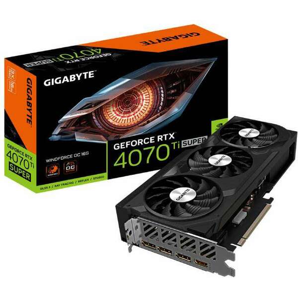 GIGABYTE nVidia GeForce RTX 4070 Ti SUPER 16GB 256bit GV-N407TSWF3OC-16GD