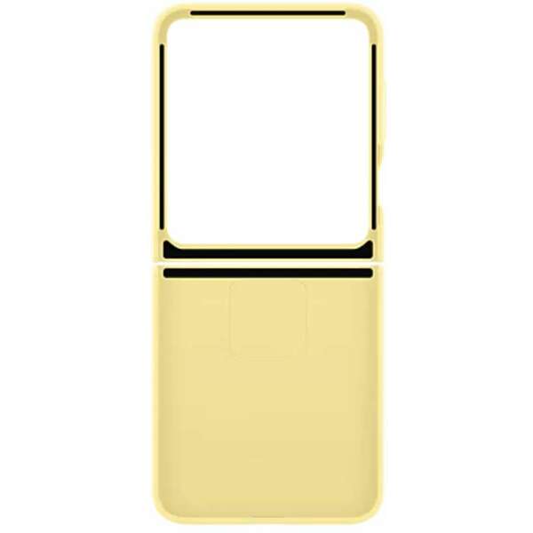 SAMSUNG Galaxy Z Flip6 Silicone Case with Ring Yellow EF-PF741-TYE