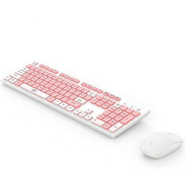 XO KB-05 Pink keyboard + mouse