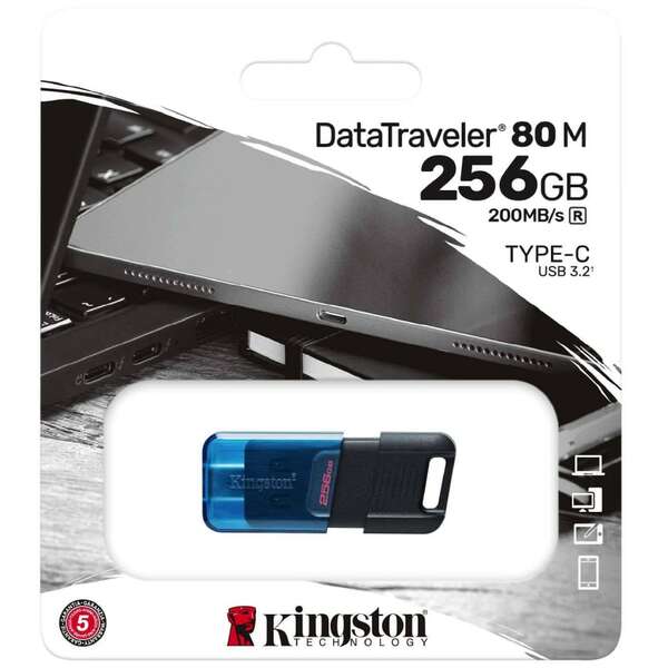 KINGSTON 256GB Type-C DT80M/256GB