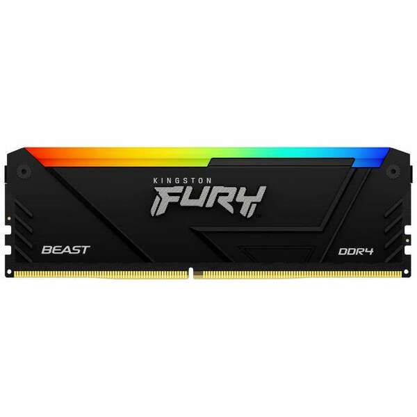 KINGSTON DIMM DDR4 16GB 3600MT/s KF436C18BB2A/16 Fury Beast RGB Black