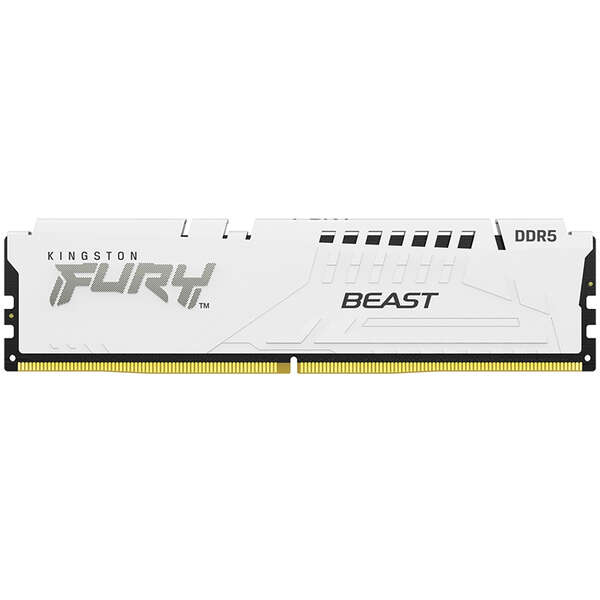 KINGSTON DIMM DDR5 32GB 6400MT/s KF564C32BW-32 FURY Beast White XMP