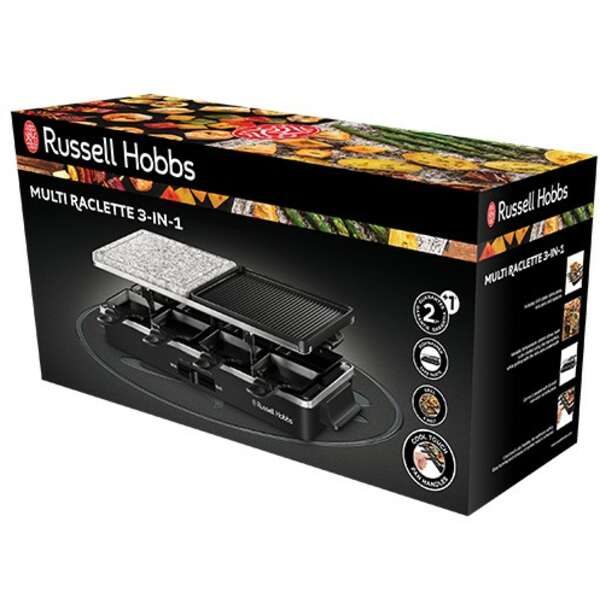 RUSSEL HOBBS Multi Raclette 3 u 1