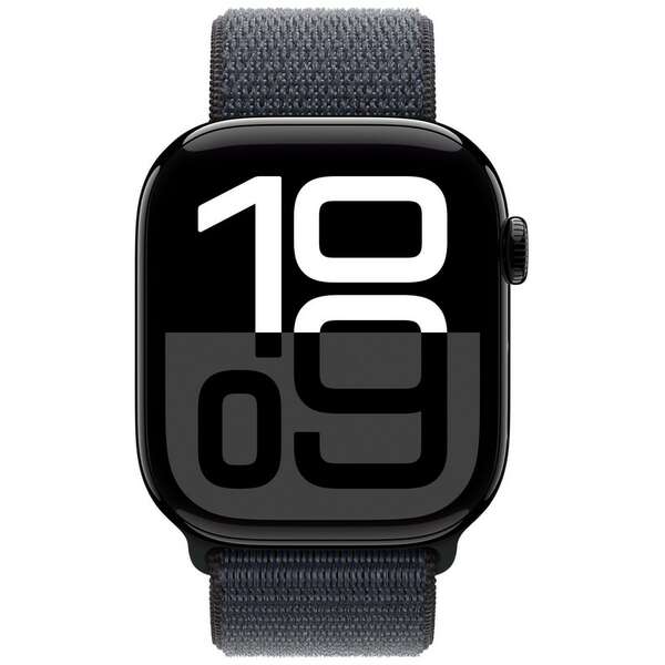 APPLE Watch S10 GPS 46mm Jet Black Alu Case with Ink Sport Loop mwwr3qv/a