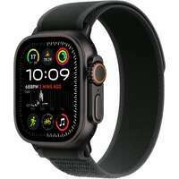 APPLE Watch Ultra2 v2 Cellular 49mm Black Titanium Case with Black Trail Loop - S/M mx4u3se/a