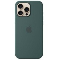 APPLE iPhone 16 Pro Max Silicone Case with MagSafe Lake Green ma7v4zm / a